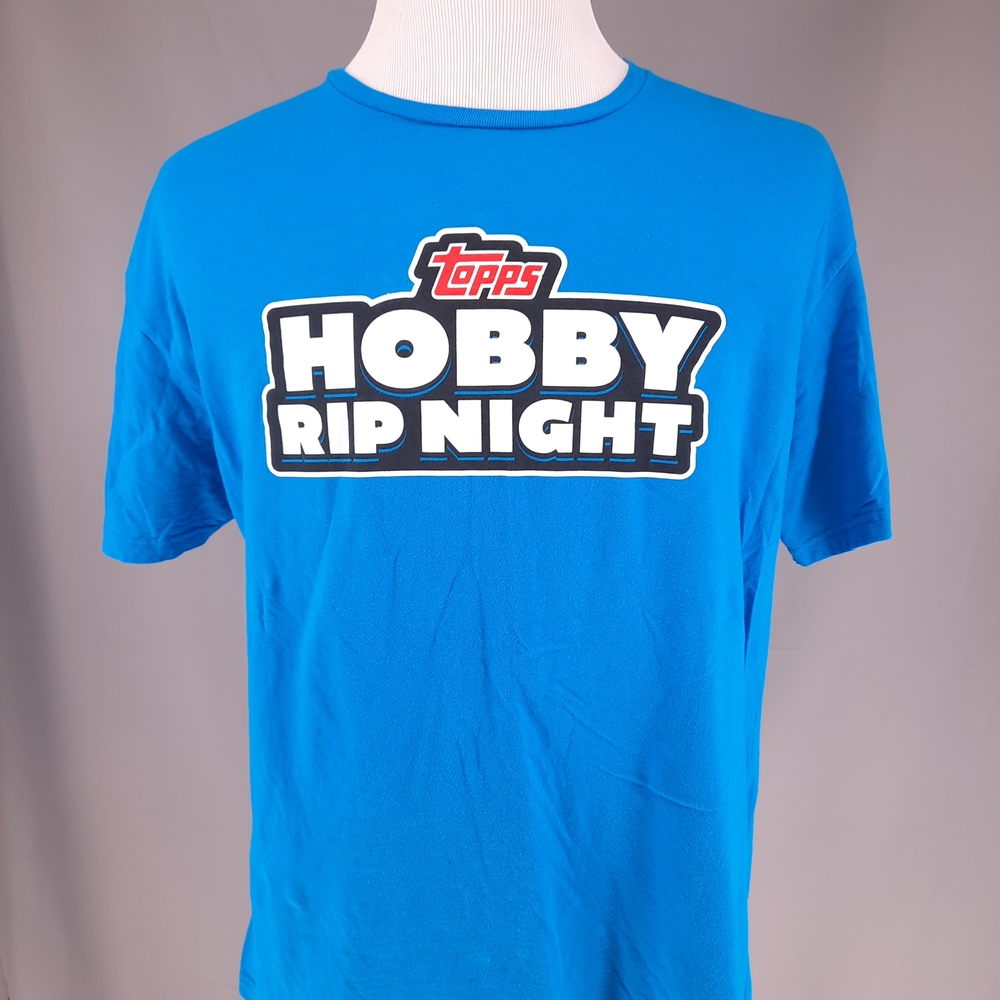 2024 Topps Trading Cards  Hobby Rip Night Blue T-shirt Adult XL - Picture 2 of 7